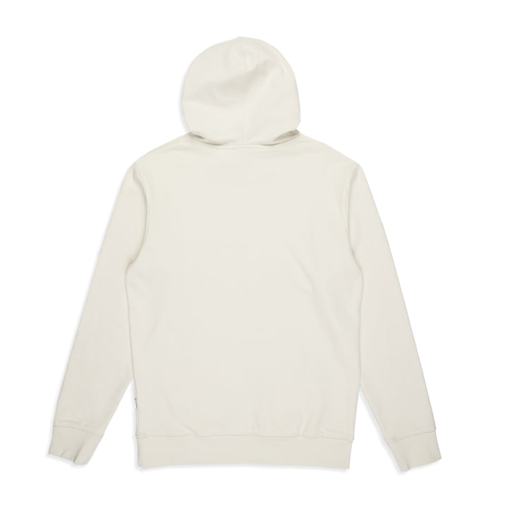 T&C Surf Designs Essential Hooded Fleece Off White Pink Logo