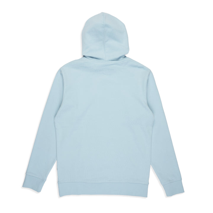 T&C Surf Designs Essential Hooded Fleece Sky Blue Green Logo