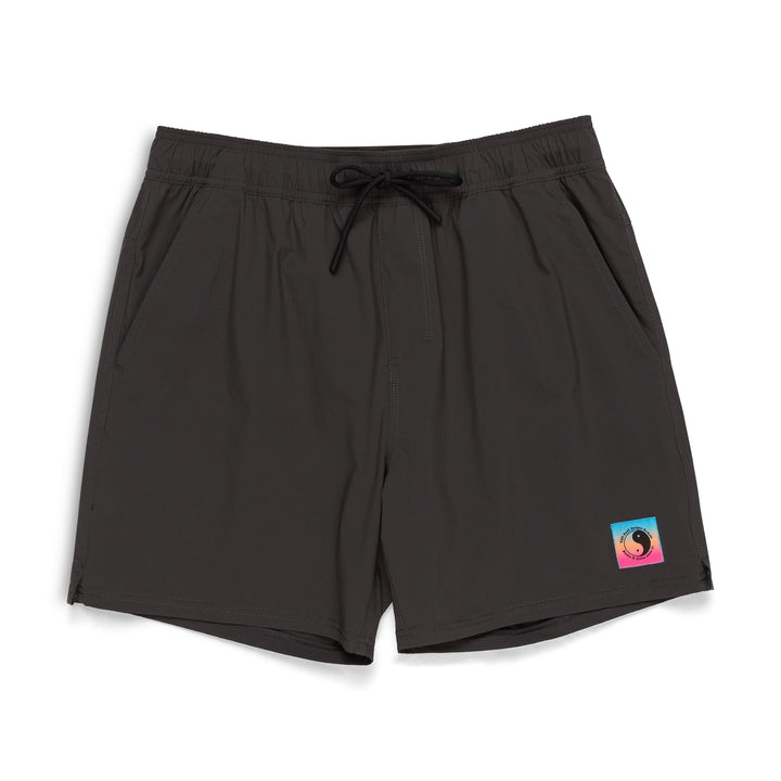 T&C Surf Designs OG Elastic 16,5" Beach Short - Washed Black