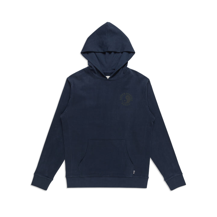 T&C Surf Designs YY Embossed Hooded Fleece - Dark Navy