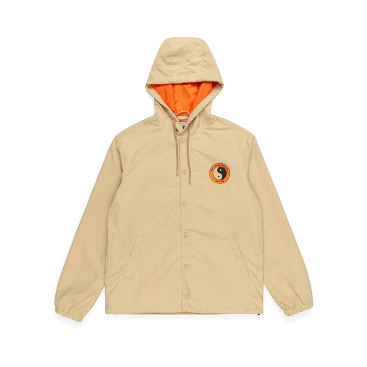 T&C Surf Designs Hooded Coach Jacket - Sand