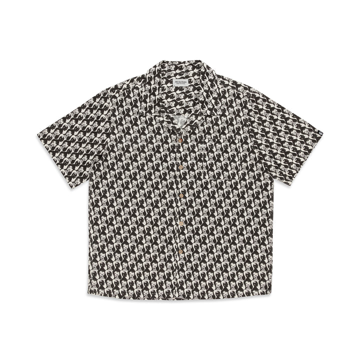 T&C Surf Designs Stoke Check S/S Shirt - Black