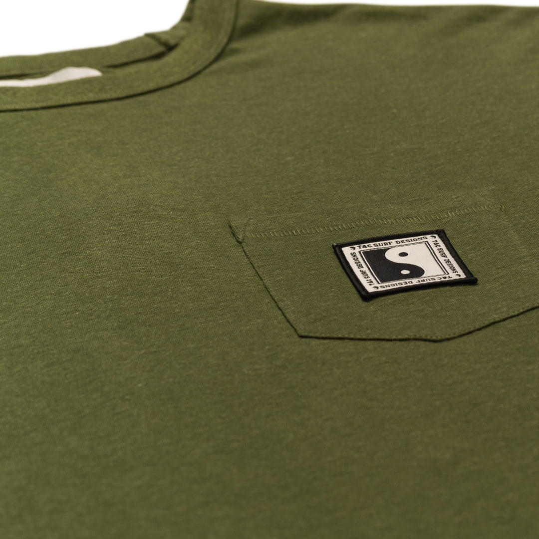 T&C Surf Designs OG Pocket S/S Tee - Bright Military