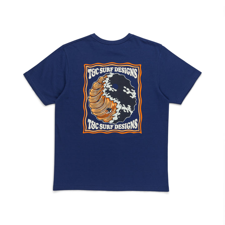 Wave S/S Tee - Navy