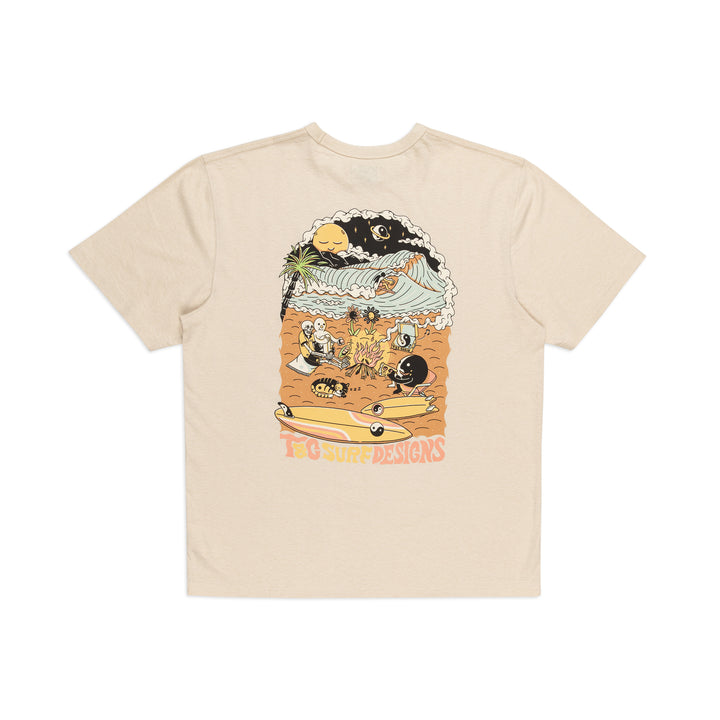 T&C Surf Designs Kenny Scene S/S Tee - Natural