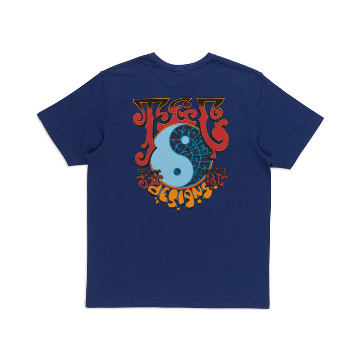 T&C Surf Designs Jon Logo S/S Tee - Navy