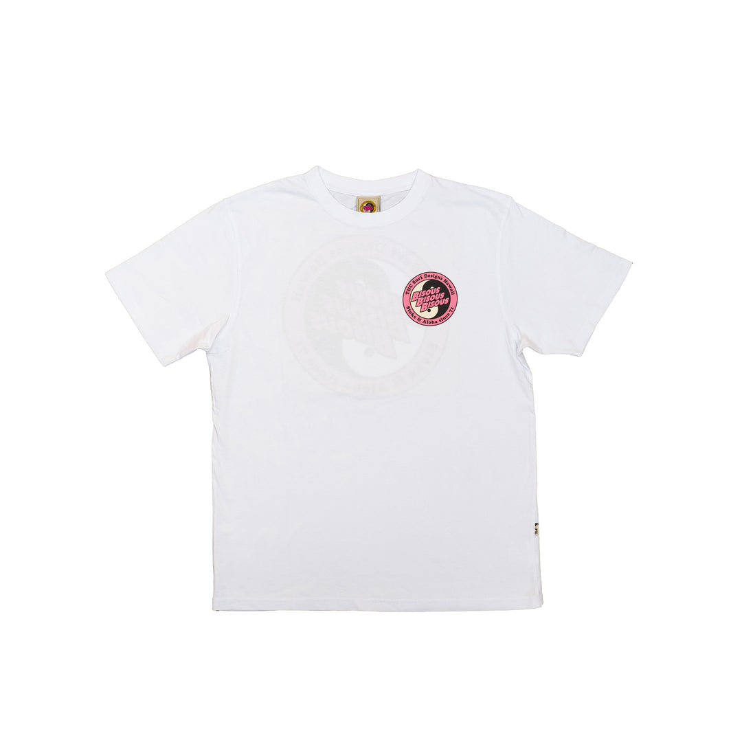 Bisous x T&C SS Tee - White