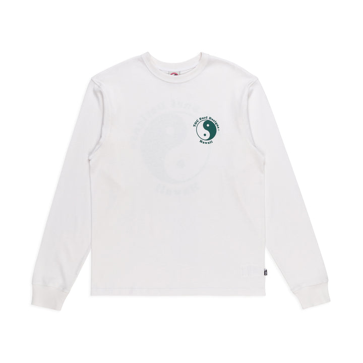 T&C Surf Designs YY Logo L/S Tee - White