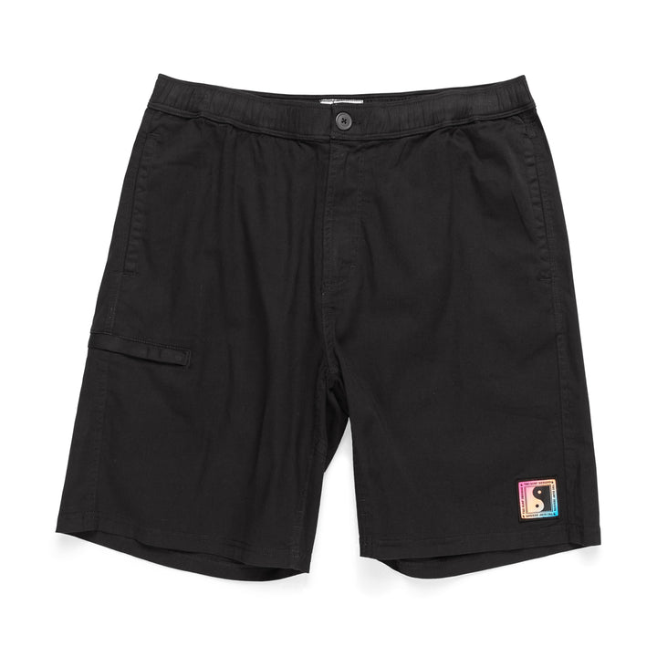 T&C Surf Designs Pearl Elastic Short- Washed Black