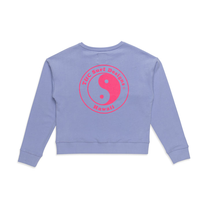 T&C Surf Designs Women YY Crew Fleece - Lavender