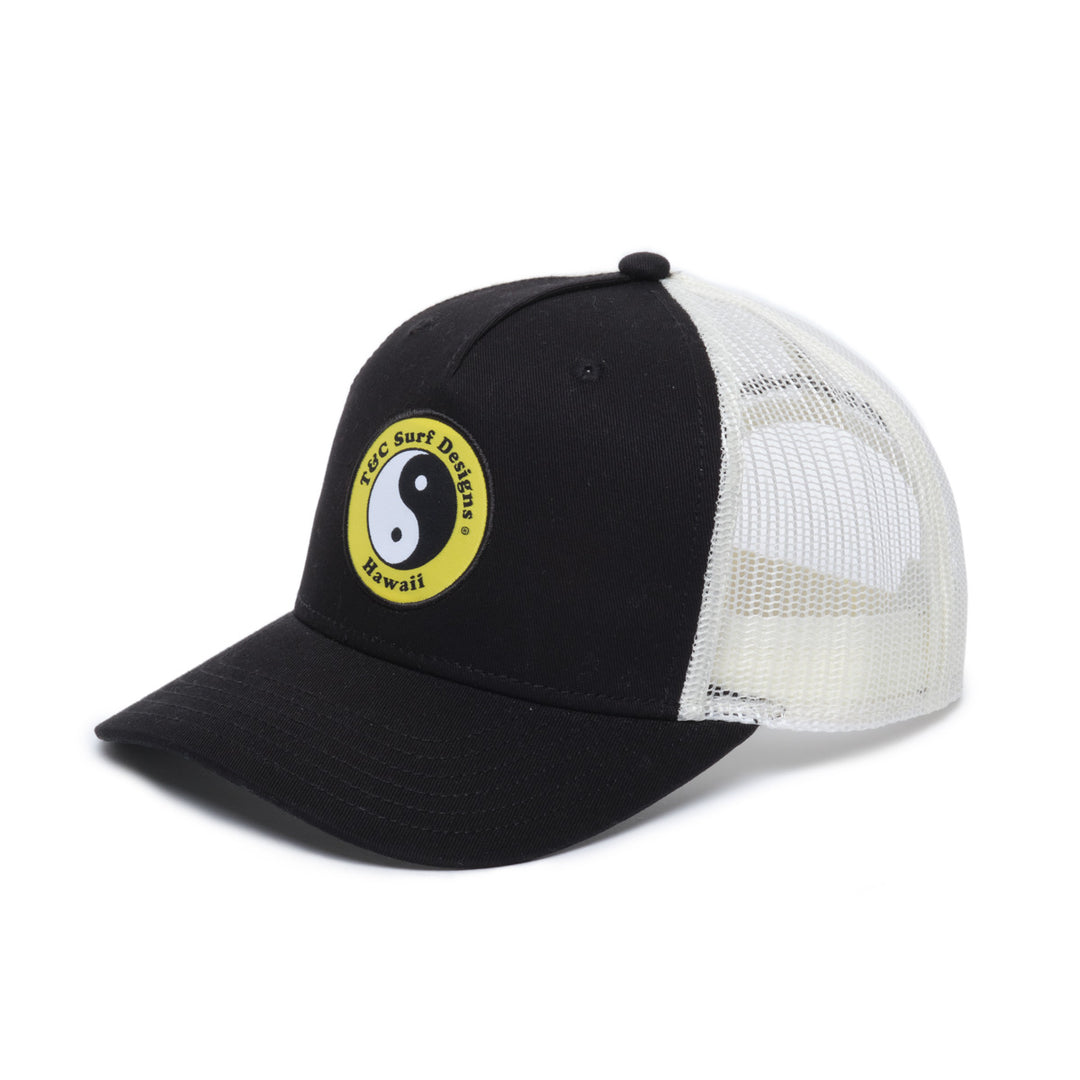 YY Trucker Cap - Black White Yellow