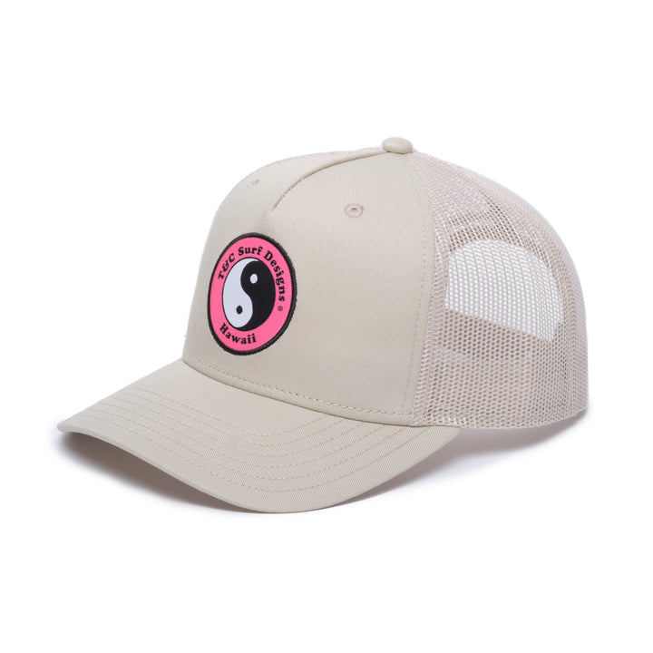 YY Trucker Cap - Greige Greige Pink